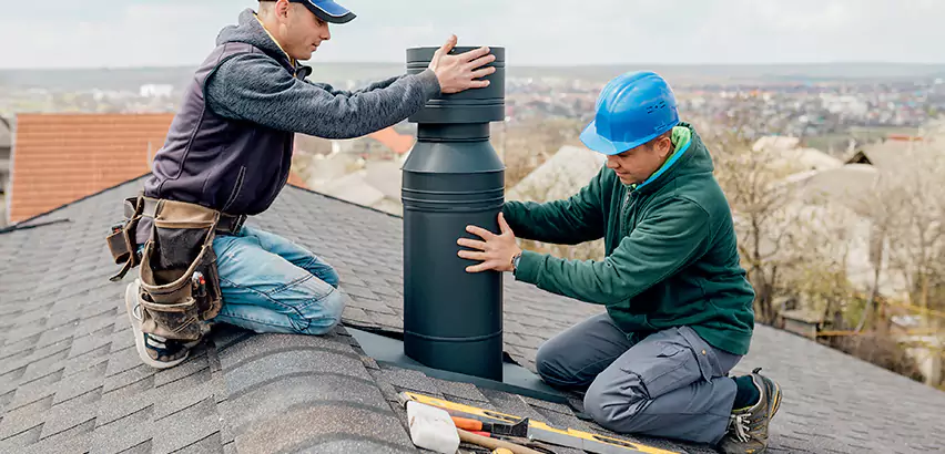 Chimney Flashing Replacement for Storm Damage in Lombard