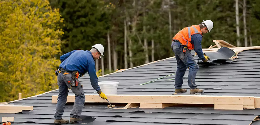 Garage Felt Roof Replacement in Lombard